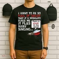 Christian Mosquito Funny Gag Jokes Religious Christian T-Shirt thumb 6
