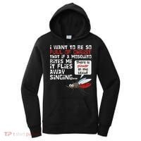 Christian Mosquito Funny Gag Jokes Religious Christian Women's Hoodie thumb 0