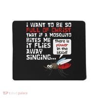 Christian Mosquito Funny Gag Jokes Religious Christian Mousepad thumb 0