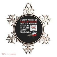 Christian Mosquito Funny Gag Jokes Religious Christian Ornament thumb 0