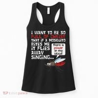 Christian Mosquito Funny Gag Jokes Religious Christian Women's Tank Top thumb 0