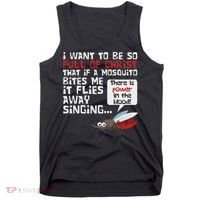 Christian Mosquito Funny Gag Jokes Religious Christian Tank Top thumb 0