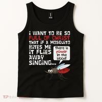 Christian Mosquito Funny Gag Jokes Religious Christian Tank Top thumb 2