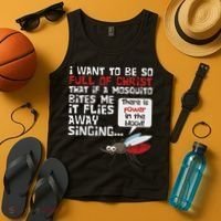 Christian Mosquito Funny Gag Jokes Religious Christian Tank Top thumb 4