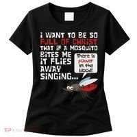 Christian Mosquito Funny Gag Jokes Religious Christian Women's T-Shirt thumb 0