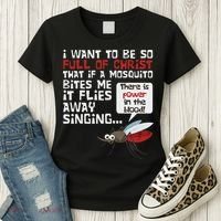 Christian Mosquito Funny Gag Jokes Religious Christian Women's T-Shirt thumb 3