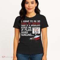 Christian Mosquito Funny Gag Jokes Religious Christian Women's T-Shirt thumb 4