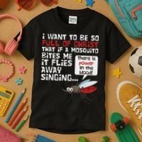 Christian Mosquito Funny Gag Jokes Religious Christian Kids T-Shirt thumb 3