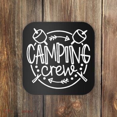 Camping Matching For Family Camper Group Camping Crew Coaster