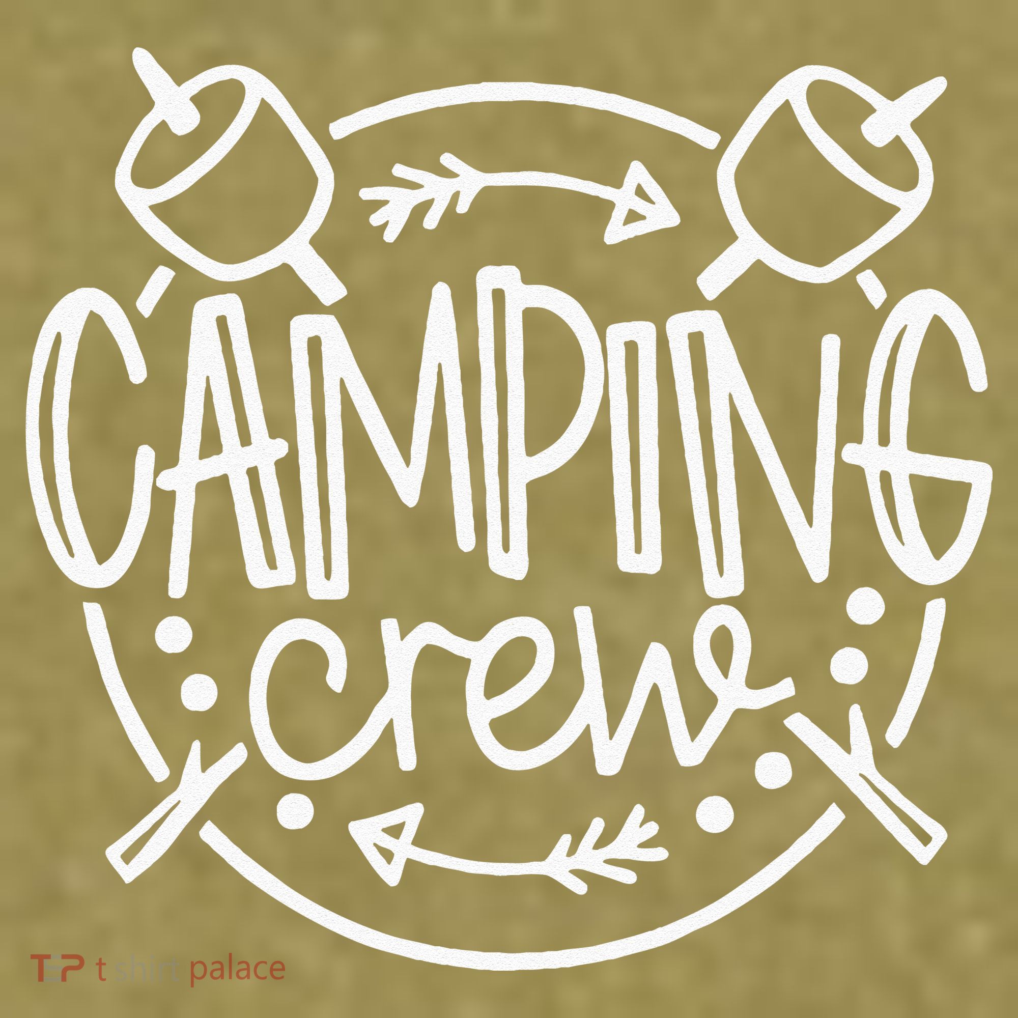 Camping Matching For Family Camper Group Camping Crew Garment-Dyed Women's Muscle Tee