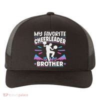 Cheerleading My Favorite Cheerleader Is My Brother Yupoong Adult 5-Panel Trucker Hat thumb 0