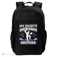 Cheerleading My Favorite Cheerleader Is My Brother Backpack thumb 0