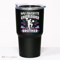 Cheerleading My Favorite Cheerleader Is My Brother Tumbler thumb 0