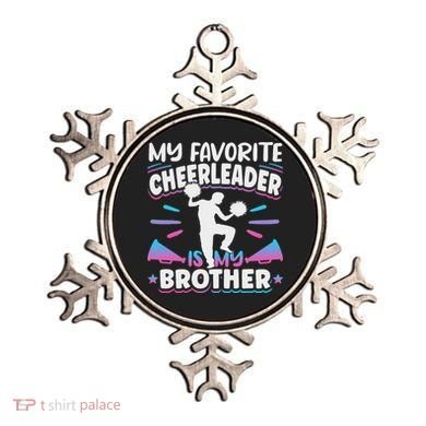 Cheerleading My Favorite Cheerleader Is My Brother Ornament