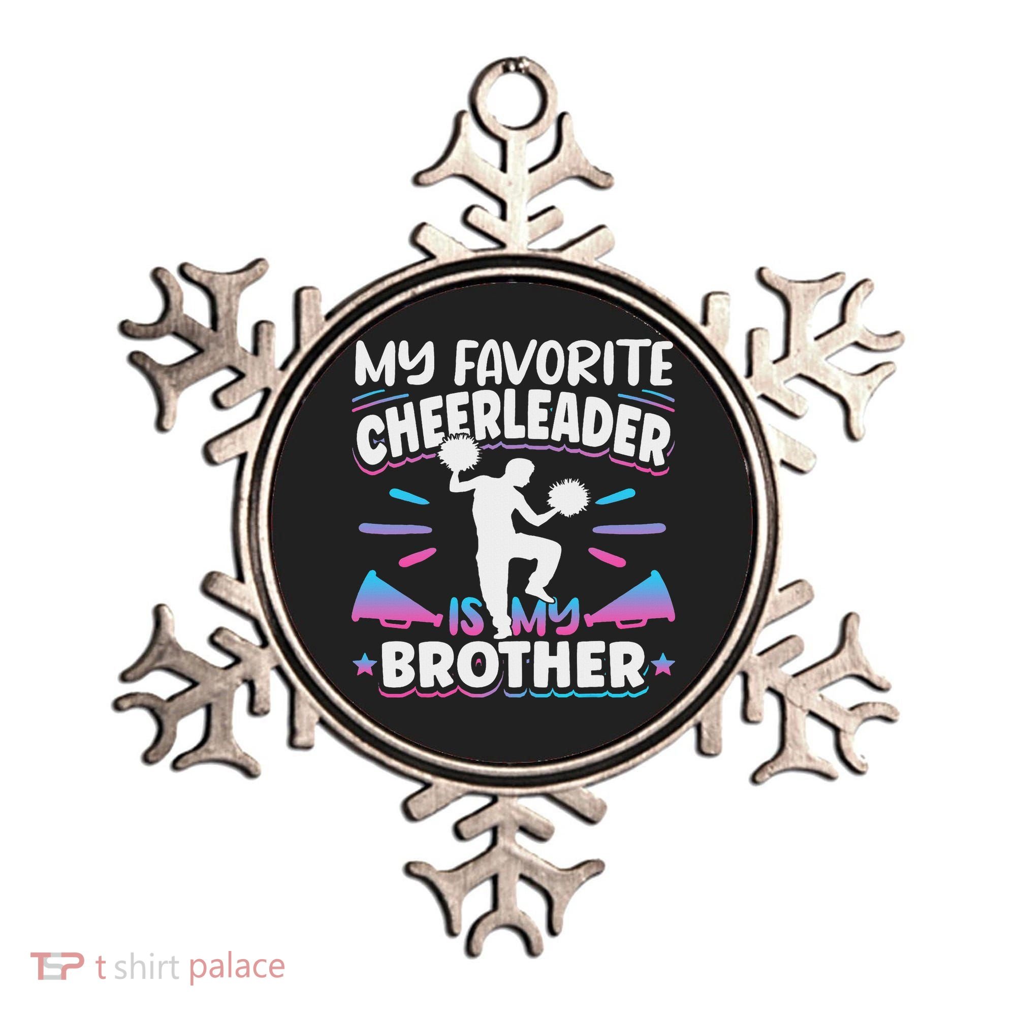 Cheerleading My Favorite Cheerleader Is My Brother Ornament