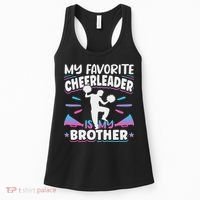 Cheerleading My Favorite Cheerleader Is My Brother Women's Tank Top thumb 0