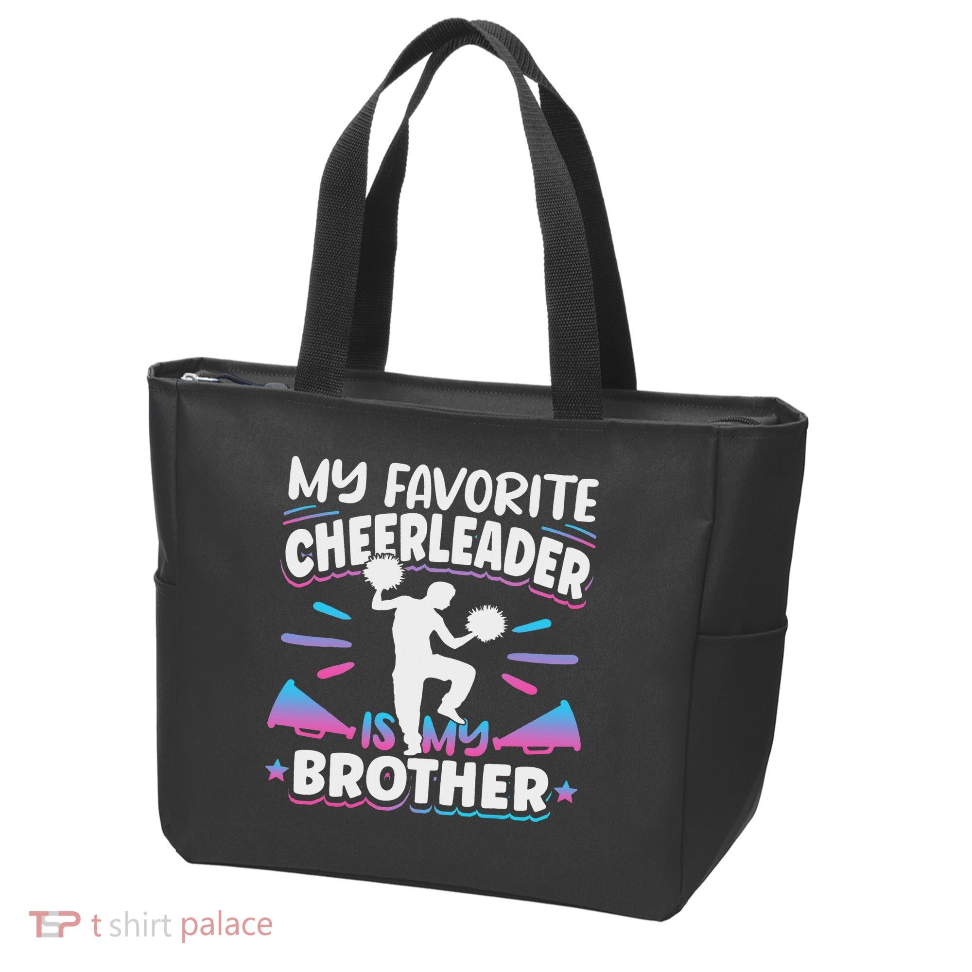 Cheerleading My Favorite Cheerleader Is My Brother Tote Bag
