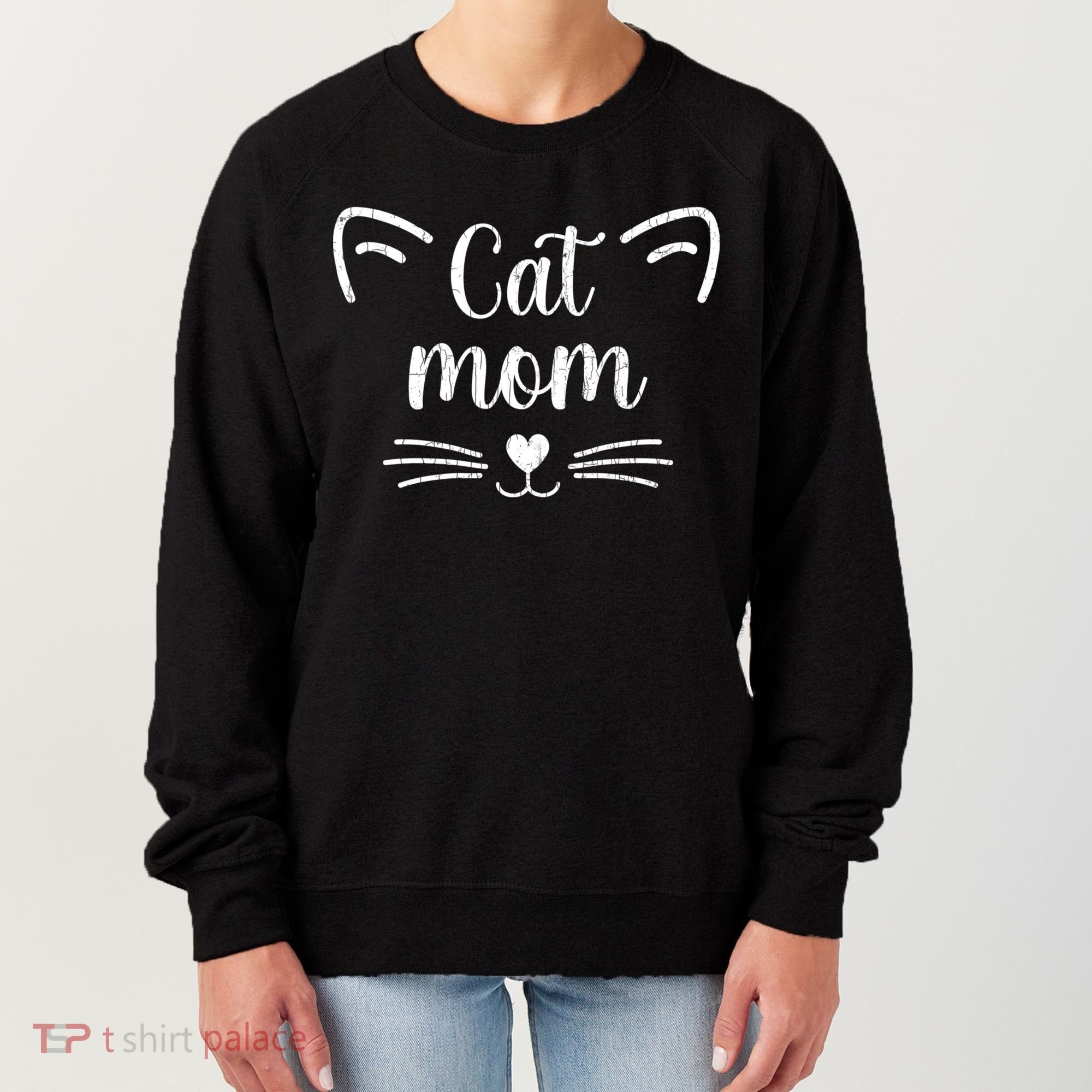Cat Mom Funny Owner Graphic Women's Sweatshirt