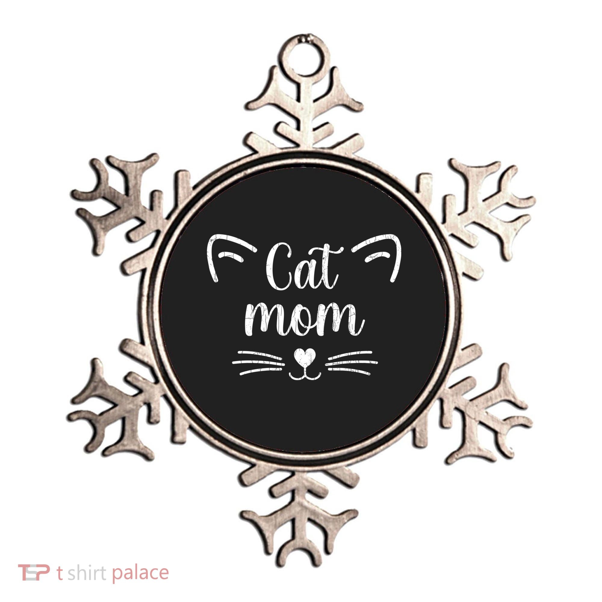 Cat Mom Funny Owner Graphic Ornament