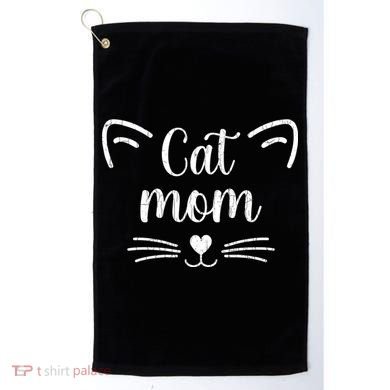 Cat Mom Funny Owner Graphic Golf Towel