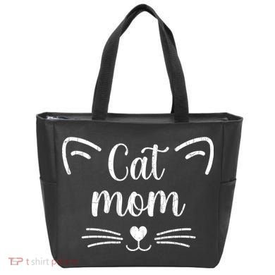 Cat Mom Funny Owner Graphic Tote Bag