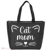 Cat Mom Funny Owner Graphic Tote Bag thumb 0