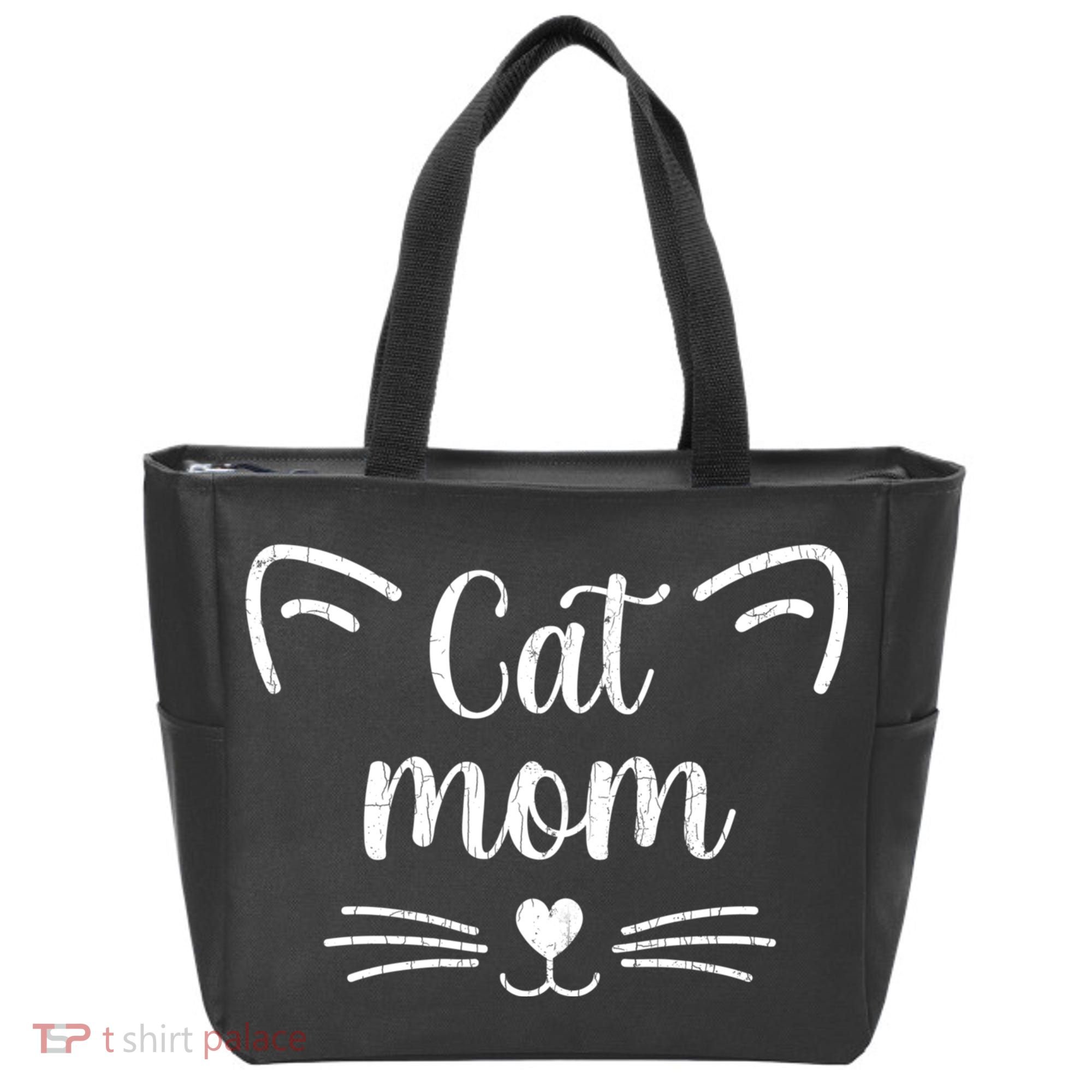 Cat Mom Funny Owner Graphic Tote Bag
