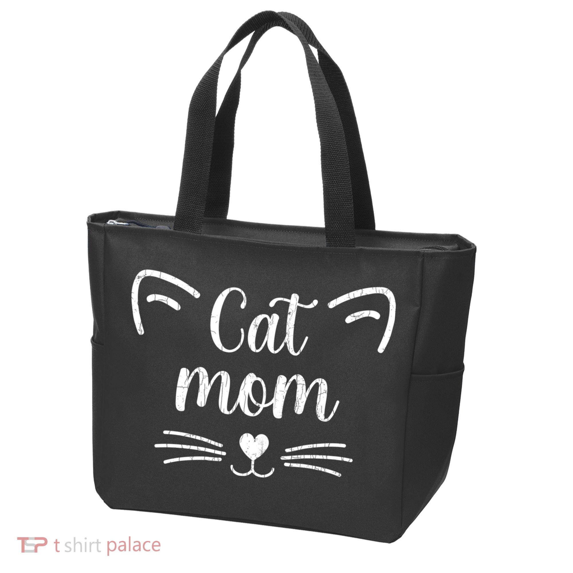 Cat Mom Funny Owner Graphic Tote Bag
