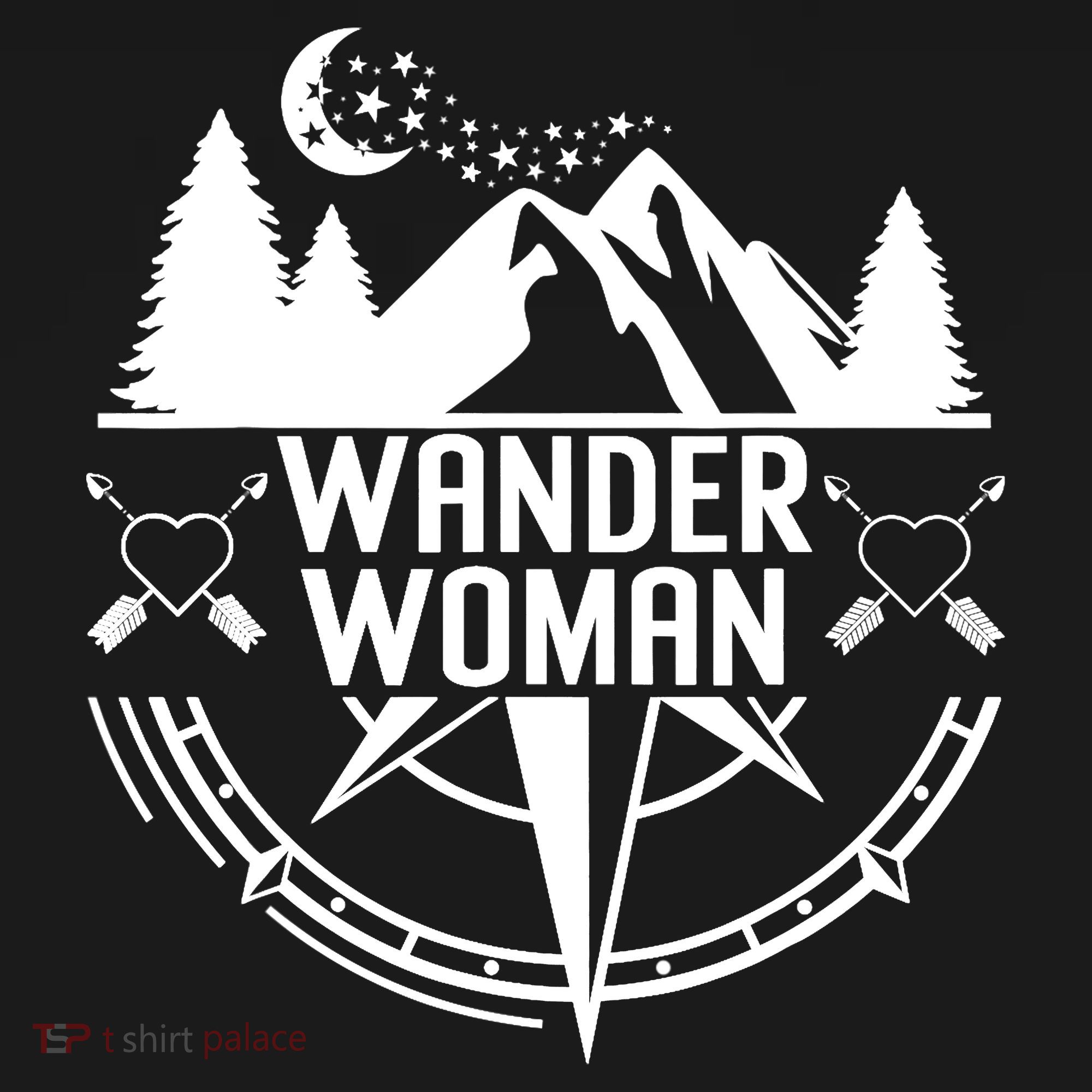 Compass Mountain For Wo,Wander Woman Hiking Coaster
