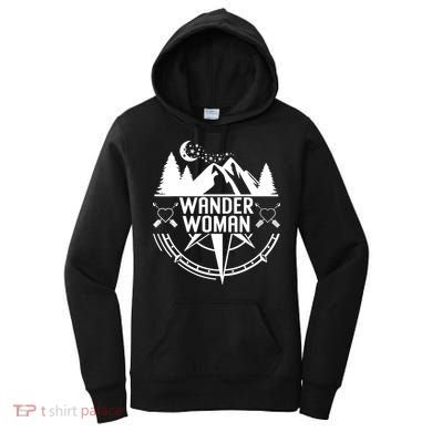 Compass Mountain For Wo,Wander Woman Hiking Women's Hoodie