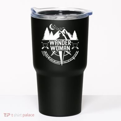 Compass Mountain For Wo,Wander Woman Hiking Tumbler