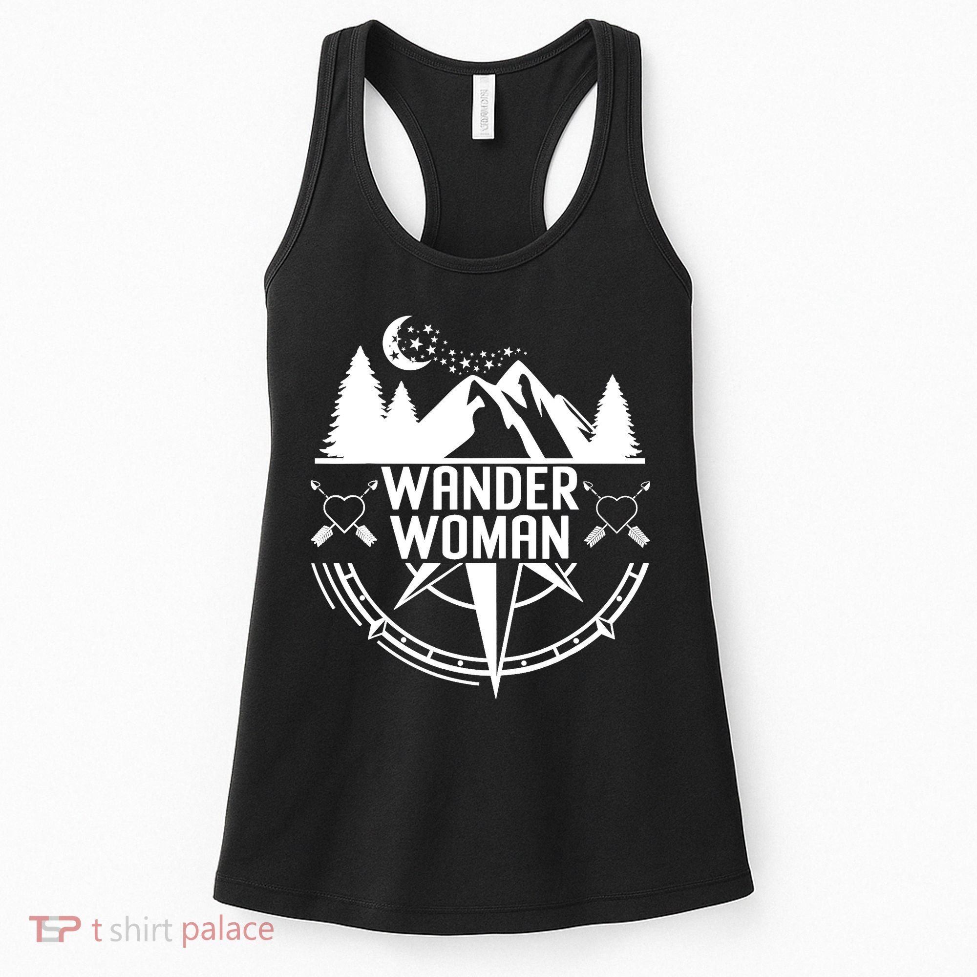 Compass Mountain For Wo,Wander Woman Hiking Women's Tank Top