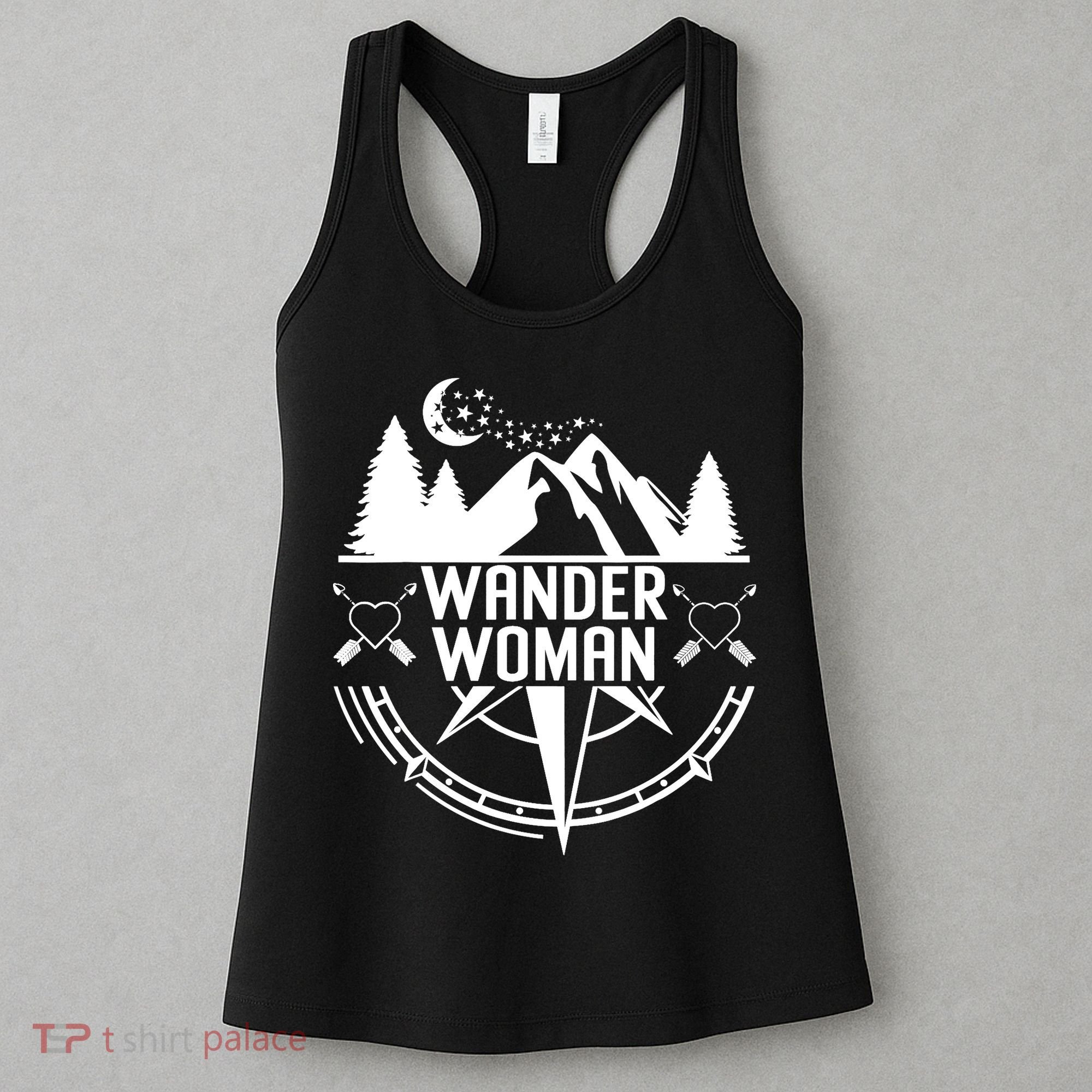 Compass Mountain For Wo,Wander Woman Hiking Women's Tank Top