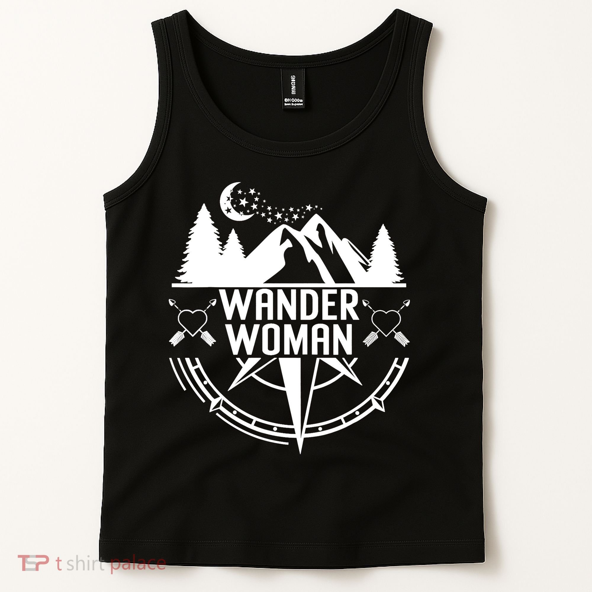 Compass Mountain For Wo,Wander Woman Hiking Tank Top