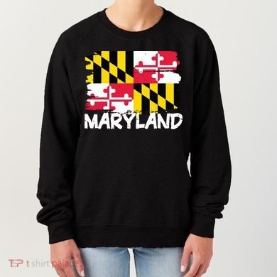 Cool Maryland Flag Women's Sweatshirt