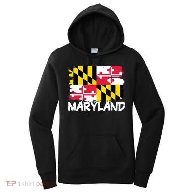 Cool Maryland Flag Women's Hoodie
