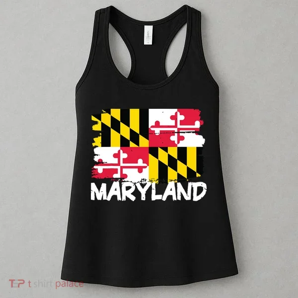 Cool Maryland Flag Women's Tank Top