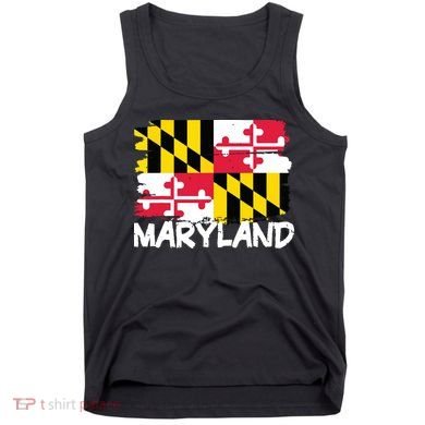 Cool Maryland Flag Tank Top