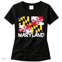 Cool Maryland Flag Women's T-Shirt thumb 0