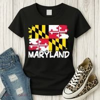 Cool Maryland Flag Women's T-Shirt thumb 3