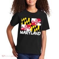 Cool Maryland Flag Kids T-Shirt thumb 2