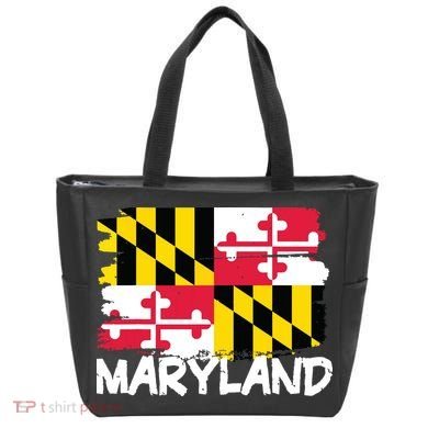 Cool Maryland Flag Tote Bag
