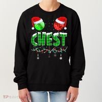 Chestnuts Matching Family Funny Chest Nuts Christmas Couples Women's Sweatshirt thumb 0