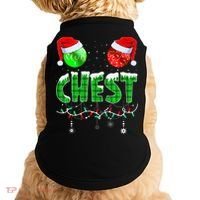 Chestnuts Matching Family Funny Chest Nuts Christmas Couples Doggie Tank thumb 0