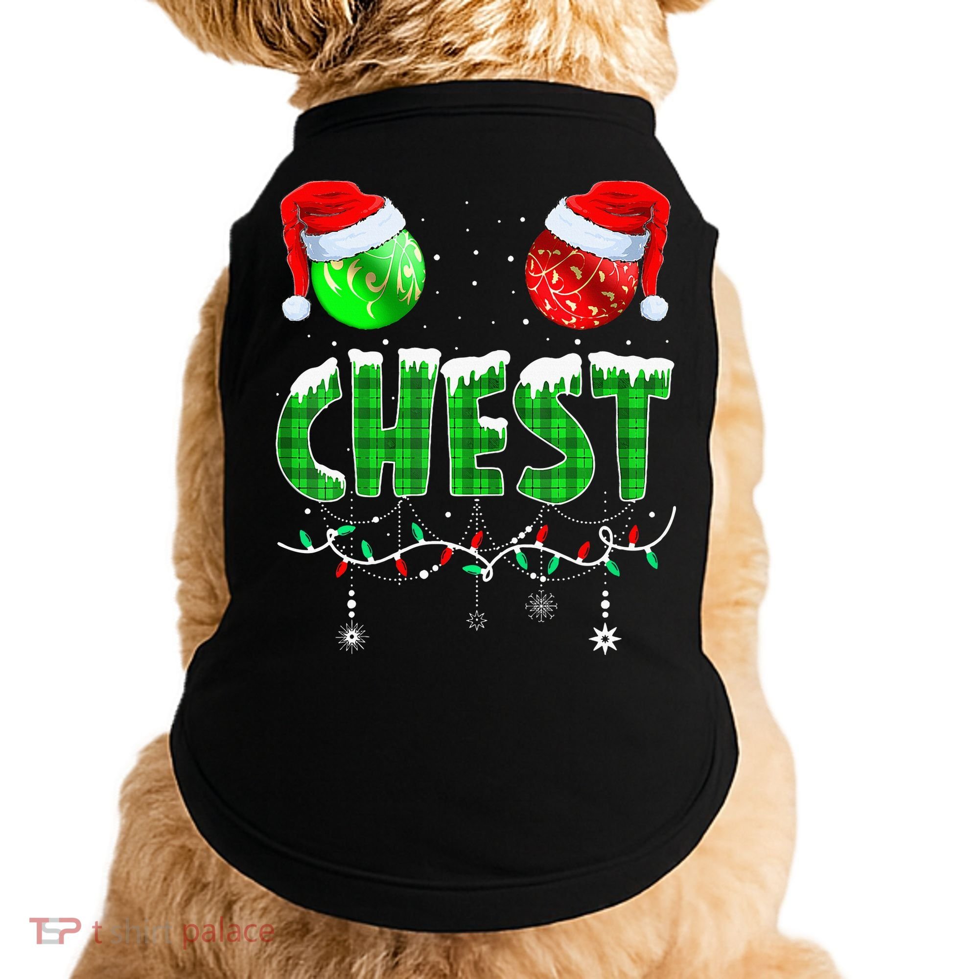 Chestnuts Matching Family Funny Chest Nuts Christmas Couples Doggie Tank