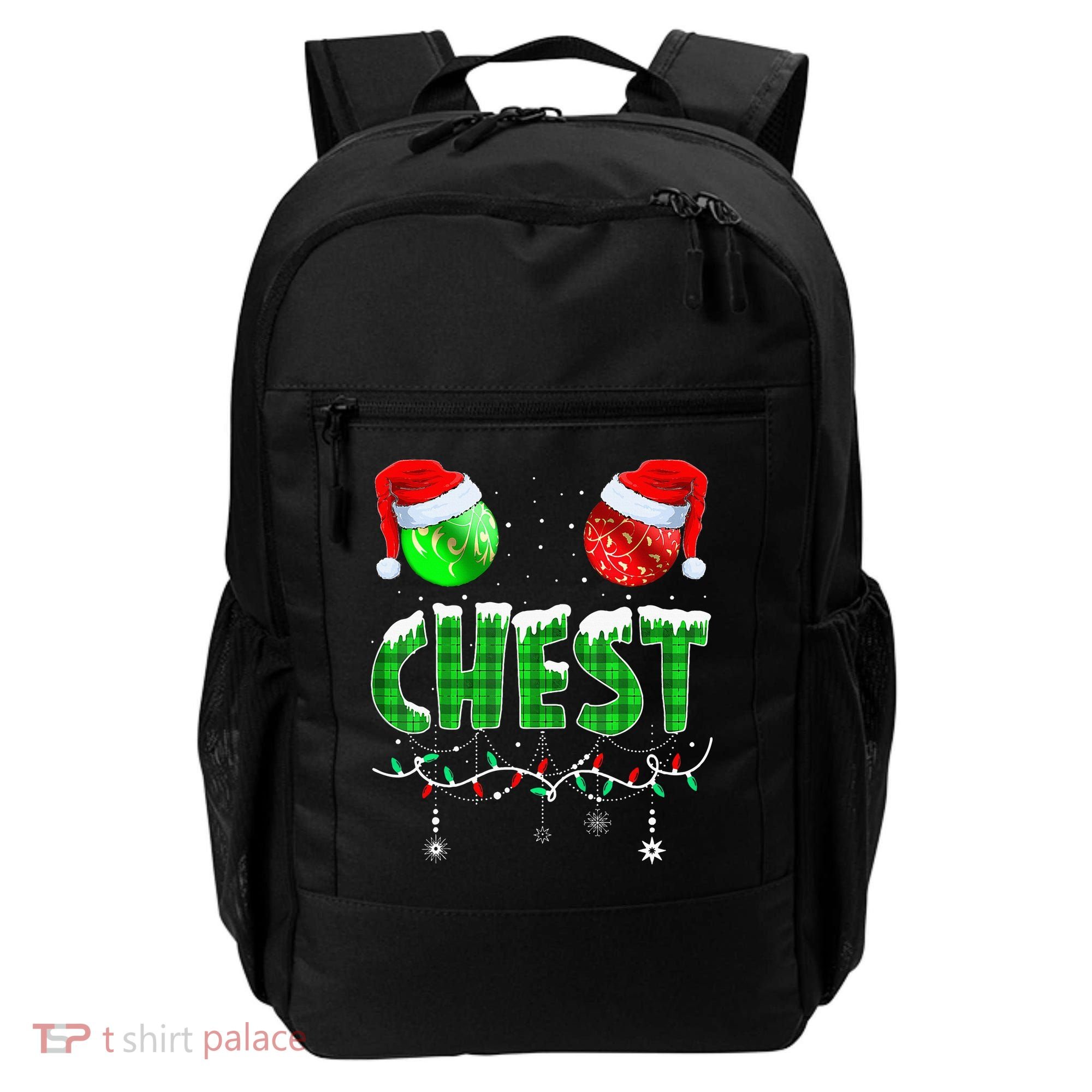 Chestnuts Matching Family Funny Chest Nuts Christmas Couples Backpack