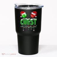 Chestnuts Matching Family Funny Chest Nuts Christmas Couples Tumbler thumb 0