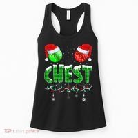 Chestnuts Matching Family Funny Chest Nuts Christmas Couples Women's Tank Top thumb 0