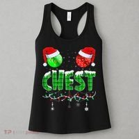 Chestnuts Matching Family Funny Chest Nuts Christmas Couples Women's Tank Top thumb 3