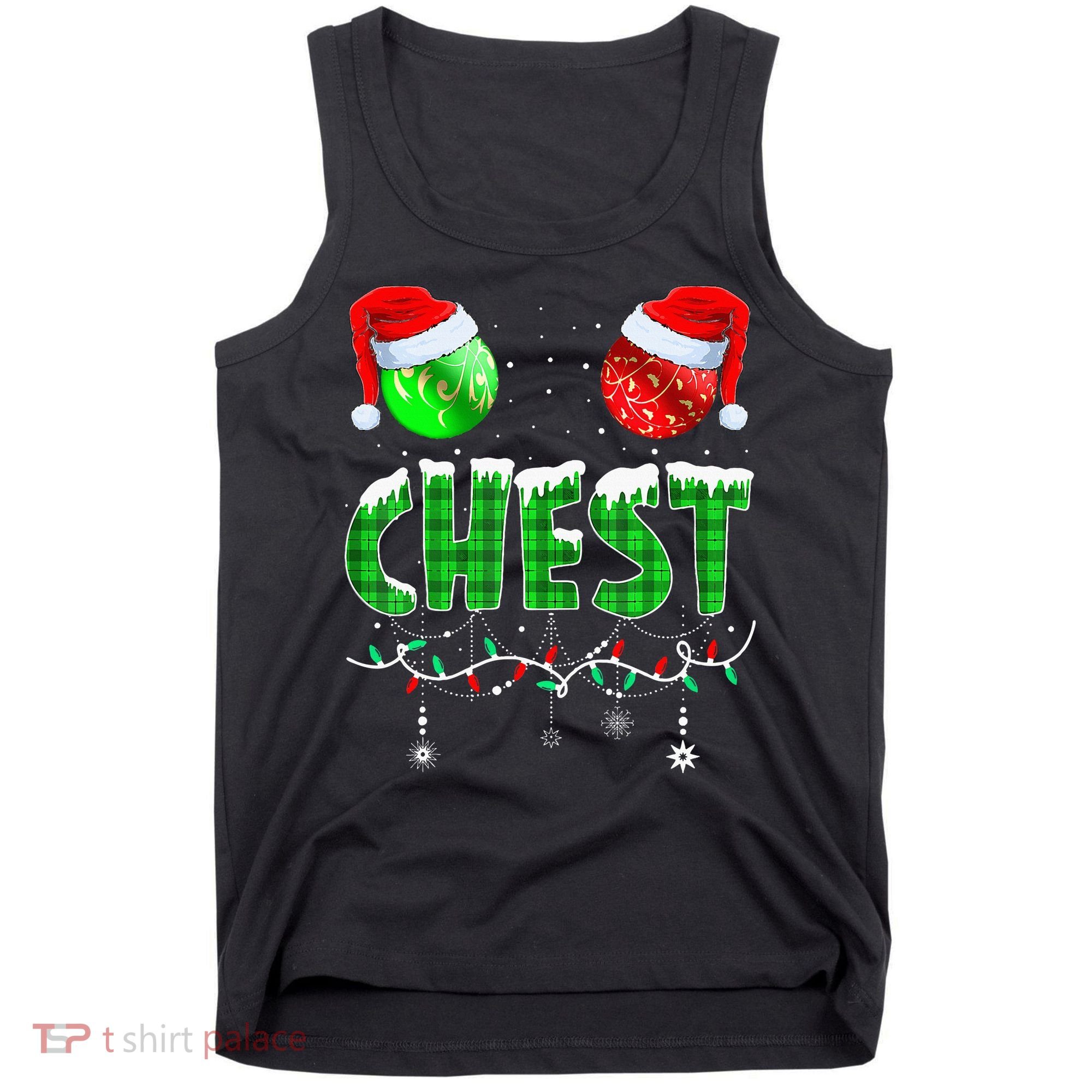 Chestnuts Matching Family Funny Chest Nuts Christmas Couples Tank Top